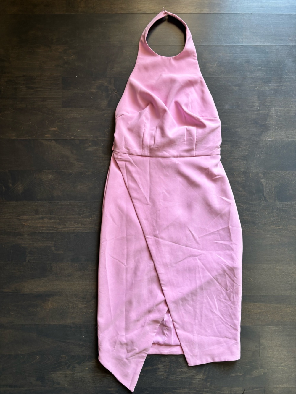 Finders Keepers Blush Pink Halter Dress